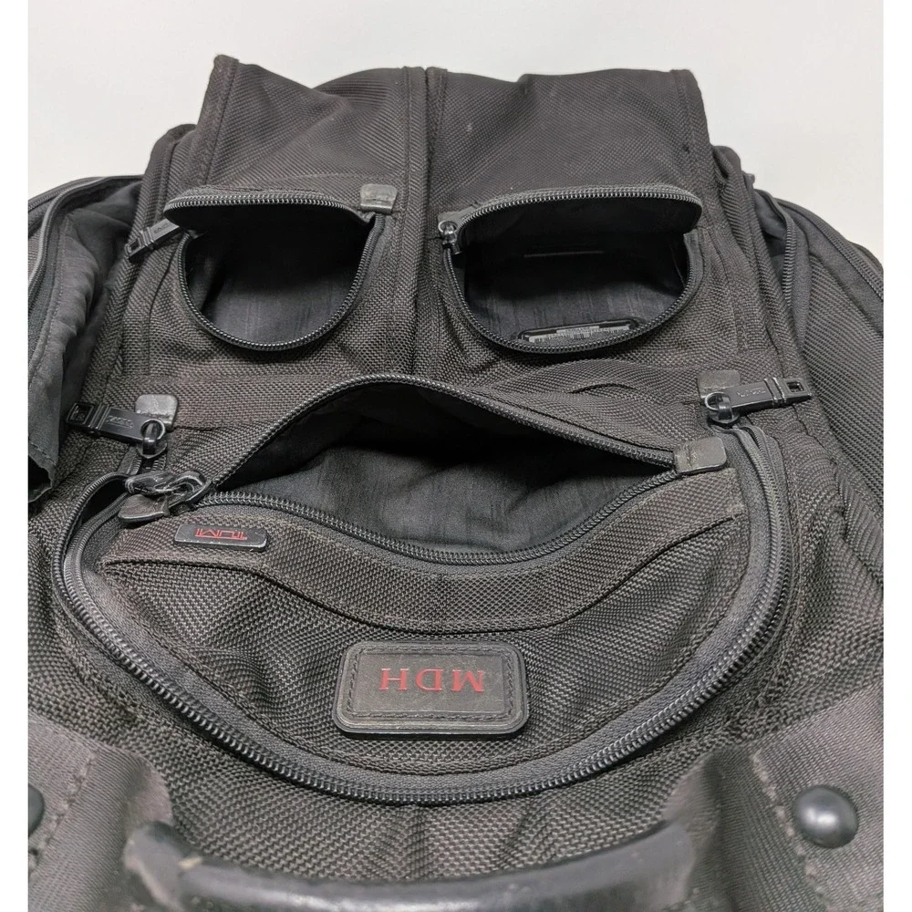 TUMI Alpha 26173DH Black Laptop Backpack Bag -*READ*